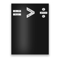 Equality is Greater Than Division Symbols Poster