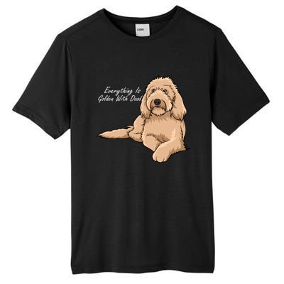 Everything Is Golden With My Goldendoodle Gift Tall Fusion ChromaSoft Performance T-Shirt