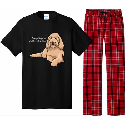 Everything Is Golden With My Goldendoodle Gift Pajama Set