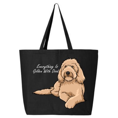 Everything Is Golden With My Goldendoodle Gift 25L Jumbo Tote