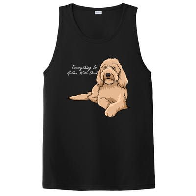 Everything Is Golden With My Goldendoodle Gift PosiCharge Competitor Tank