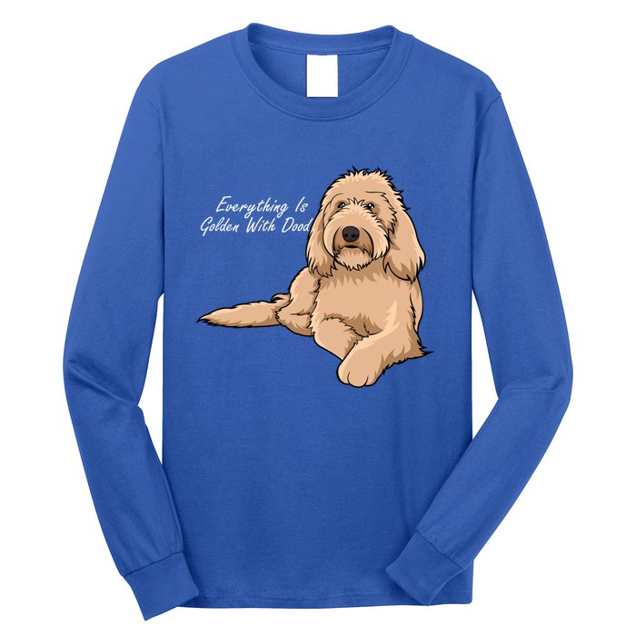 Everything Is Golden With My Goldendoodle Gift Long Sleeve Shirt