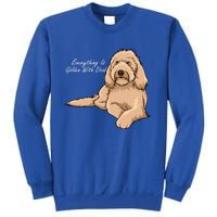 Everything Is Golden With My Goldendoodle Gift Sweatshirt