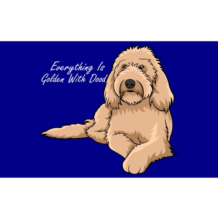 Everything Is Golden With My Goldendoodle Gift Bumper Sticker