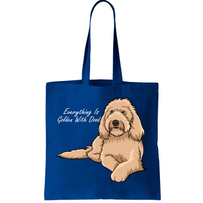 Everything Is Golden With My Goldendoodle Gift Tote Bag