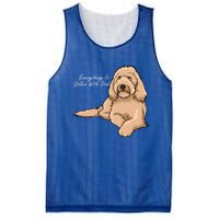 Everything Is Golden With My Goldendoodle Gift Mesh Reversible Basketball Jersey Tank