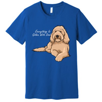 Everything Is Golden With My Goldendoodle Gift Premium T-Shirt