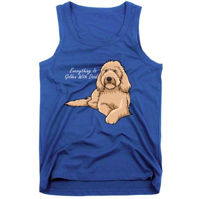 Everything Is Golden With My Goldendoodle Gift Tank Top