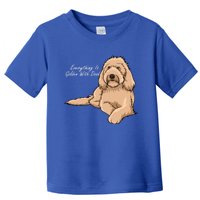 Everything Is Golden With My Goldendoodle Gift Toddler T-Shirt