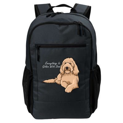 Everything Is Golden With My Goldendoodle Gift Daily Commute Backpack