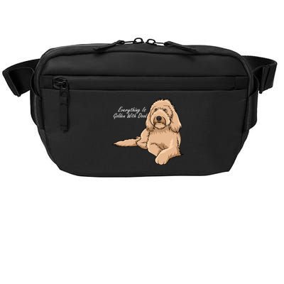 Everything Is Golden With My Goldendoodle Gift Crossbody Pack