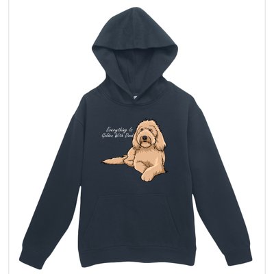 Everything Is Golden With My Goldendoodle Gift Urban Pullover Hoodie