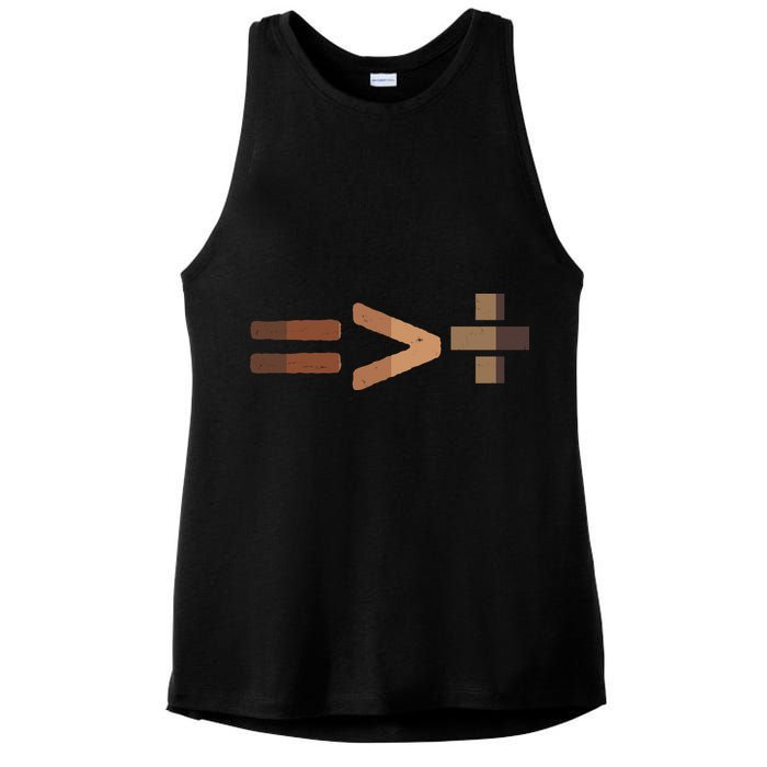 Equality Is Greater Than Division Unity Ladies PosiCharge Tri-Blend Wicking Tank