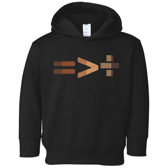 Equality Is Greater Than Division Unity Toddler Hoodie