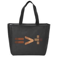 Equality Is Greater Than Division Unity Zip Tote Bag