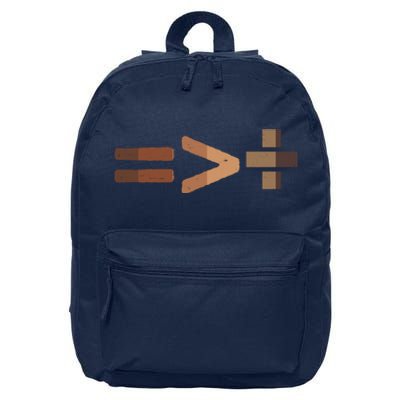 Equality Is Greater Than Division Unity 16 in Basic Backpack