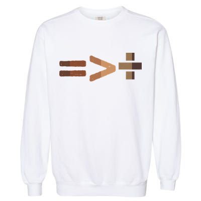Equality Is Greater Than Division Unity Garment-Dyed Sweatshirt