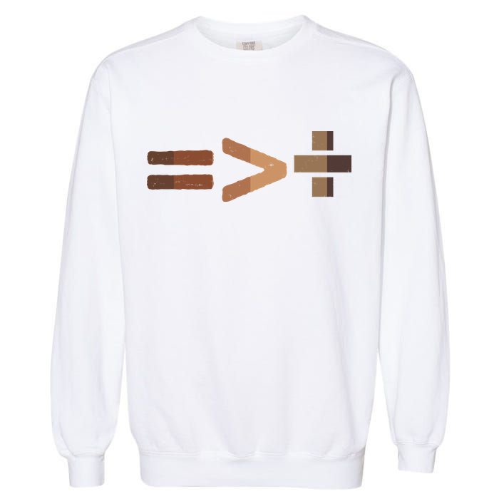 Equality Is Greater Than Division Unity Garment-Dyed Sweatshirt