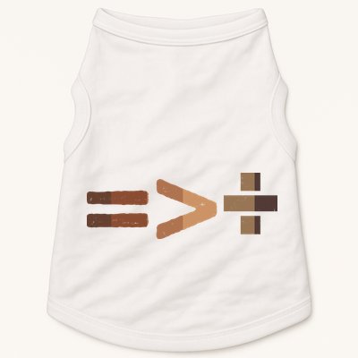 Equality Is Greater Than Division Unity Doggie Tank