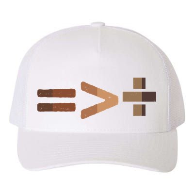 Equality Is Greater Than Division Unity Yupoong Adult 5-Panel Trucker Hat