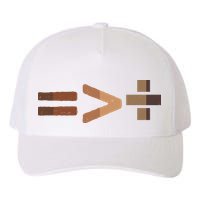 Equality Is Greater Than Division Unity Yupoong Adult 5-Panel Trucker Hat