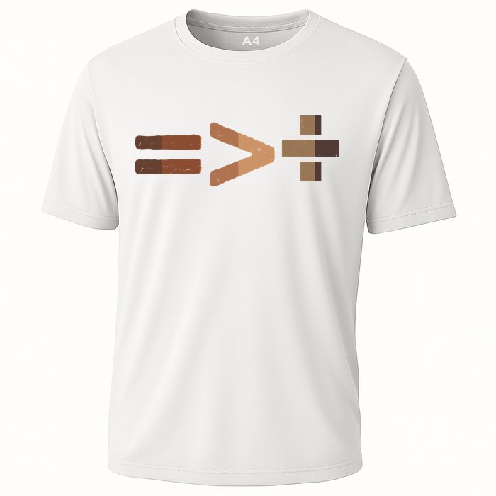 Equality Is Greater Than Division Unity Cooling Performance Crew T-Shirt