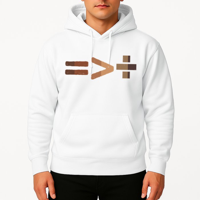 Equality Is Greater Than Division Unity Hoodie