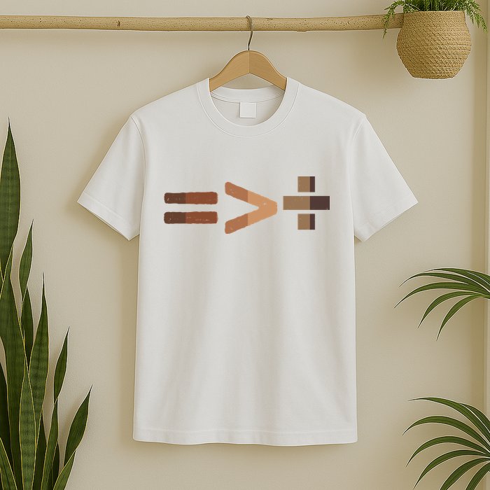 Equality Is Greater Than Division Unity T-Shirt