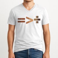 Equality Is Greater Than Division Unity V-Neck T-Shirt