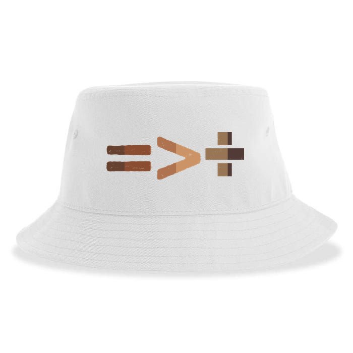 Equality Is Greater Than Division Unity Sustainable Bucket Hat