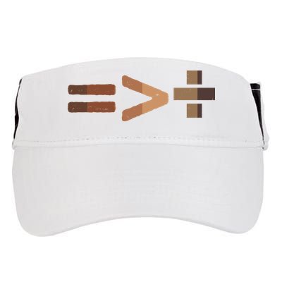 Equality Is Greater Than Division Unity Adult Drive Performance Visor