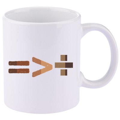 Equality Is Greater Than Division Unity 11oz C Handle Ceramic Mug