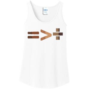 Equality Is Greater Than Division Unity Ladies Essential Tank