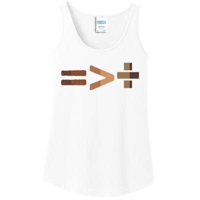 Equality Is Greater Than Division Unity Ladies Essential Tank