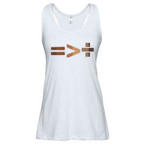 Equality Is Greater Than Division Unity Ladies Essential Flowy Tank