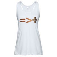 Equality Is Greater Than Division Unity Ladies Essential Flowy Tank