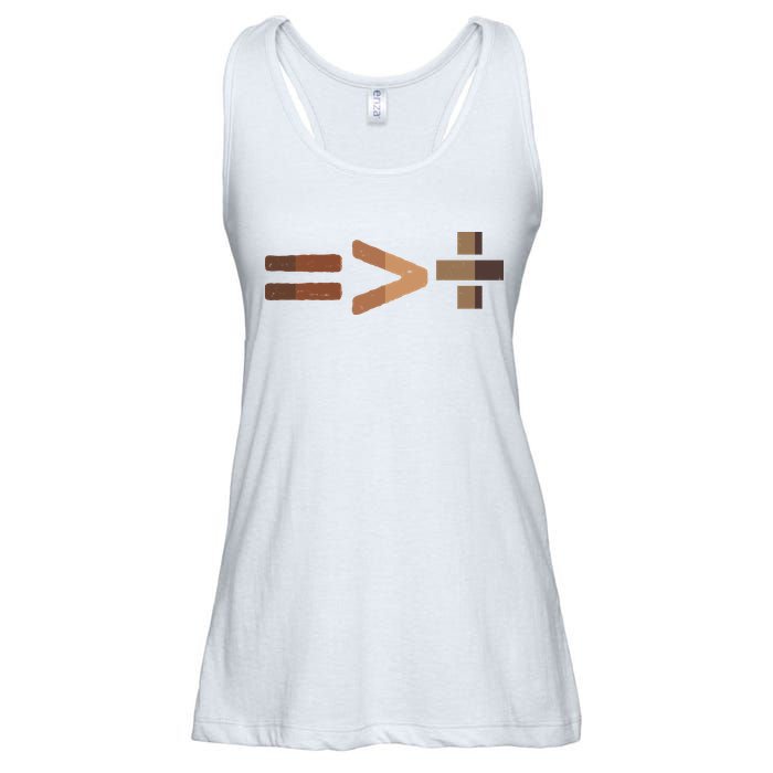 Equality Is Greater Than Division Unity Ladies Essential Flowy Tank