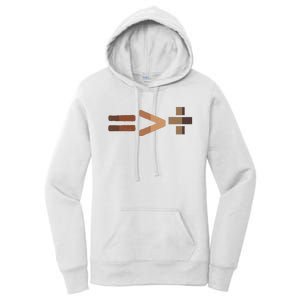 Equality Is Greater Than Division Unity Women's Pullover Hoodie