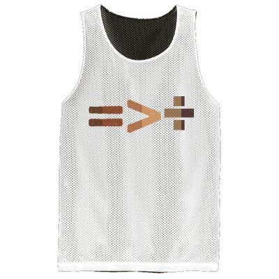 Equality Is Greater Than Division Unity Mesh Reversible Basketball Jersey Tank