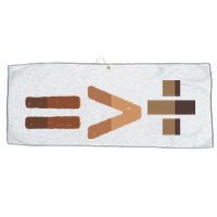 Equality Is Greater Than Division Unity Large Microfiber Waffle Golf Towel