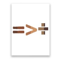 Equality Is Greater Than Division Unity Poster