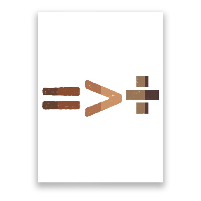 Equality Is Greater Than Division Unity Poster