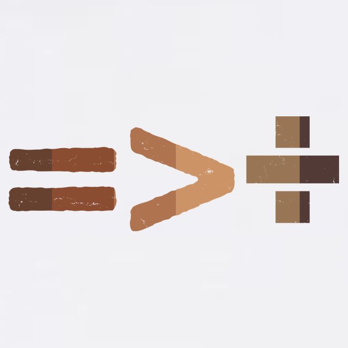 Equality Is Greater Than Division Unity Poster