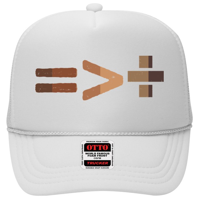 Equality Is Greater Than Division Unity Trucker Hat