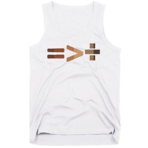 Equality Is Greater Than Division Unity Tank Top