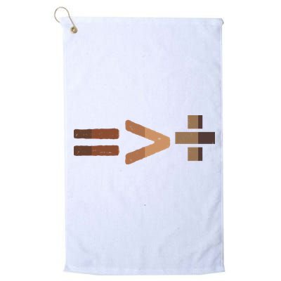 Equality Is Greater Than Division Unity Golf Towel