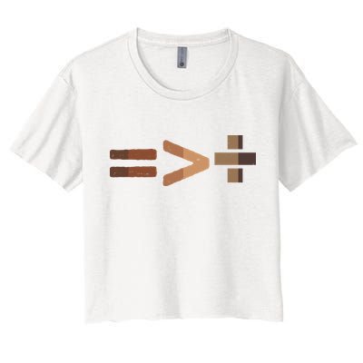 Equality Is Greater Than Division Unity Crop Top