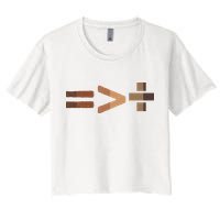 Equality Is Greater Than Division Unity Crop Top