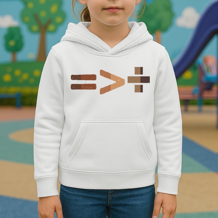 Equality Is Greater Than Division Unity Kids Hoodie