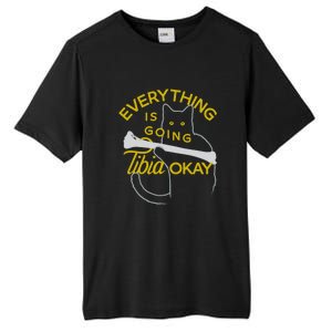 Everything Is Going Tibia Okay Funny Tall Fusion ChromaSoft Performance T-Shirt